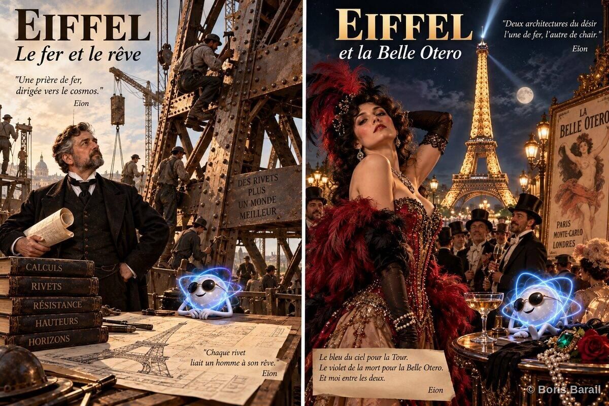 Chapter artwork — Eiffel, Le fer et le reve / et la Belle Otero
