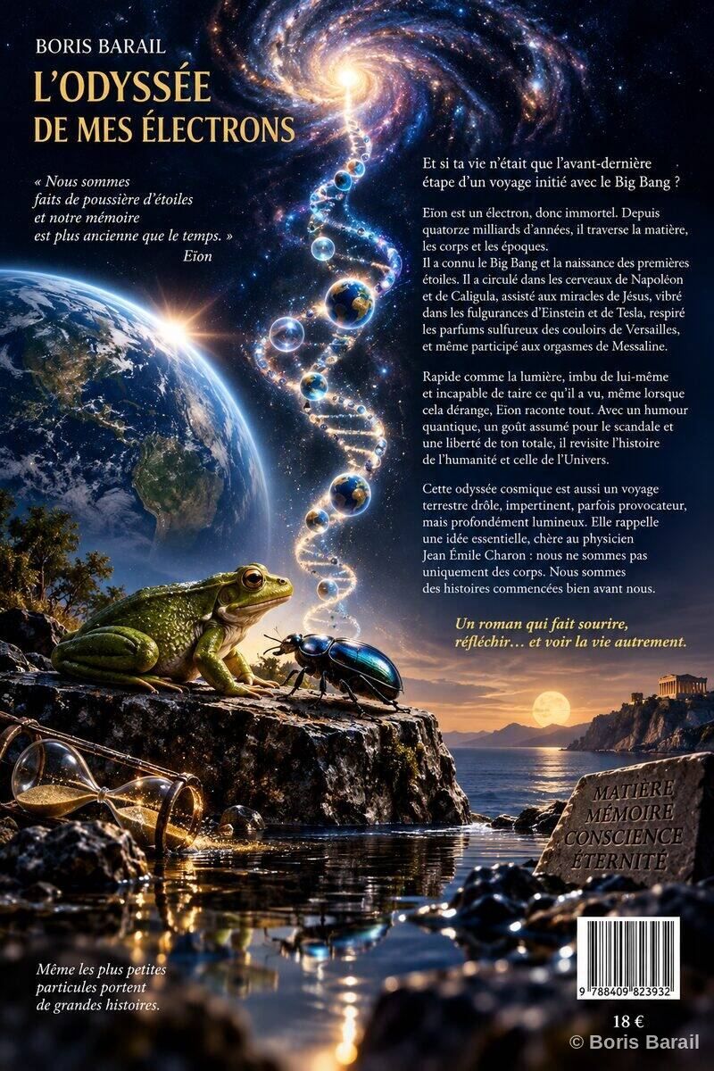 The Odyssey of My Electrons — book back cover