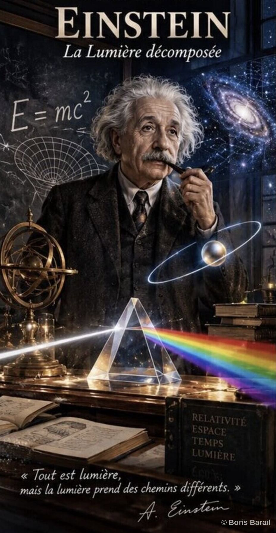 Chapter artwork — Einstein, La Lumiere decomposee