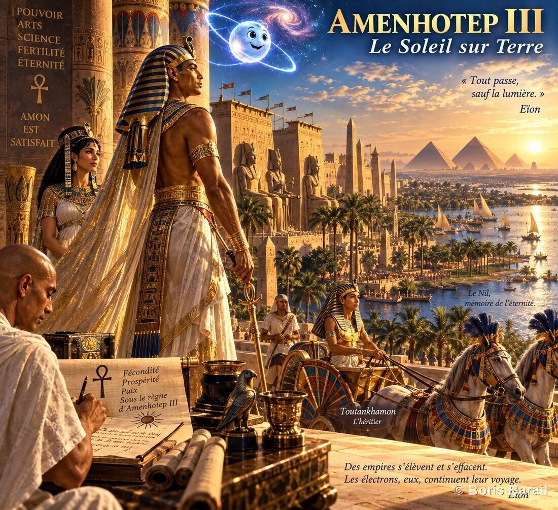 Chapter artwork — Amenhotep III, Le Soleil sur Terre