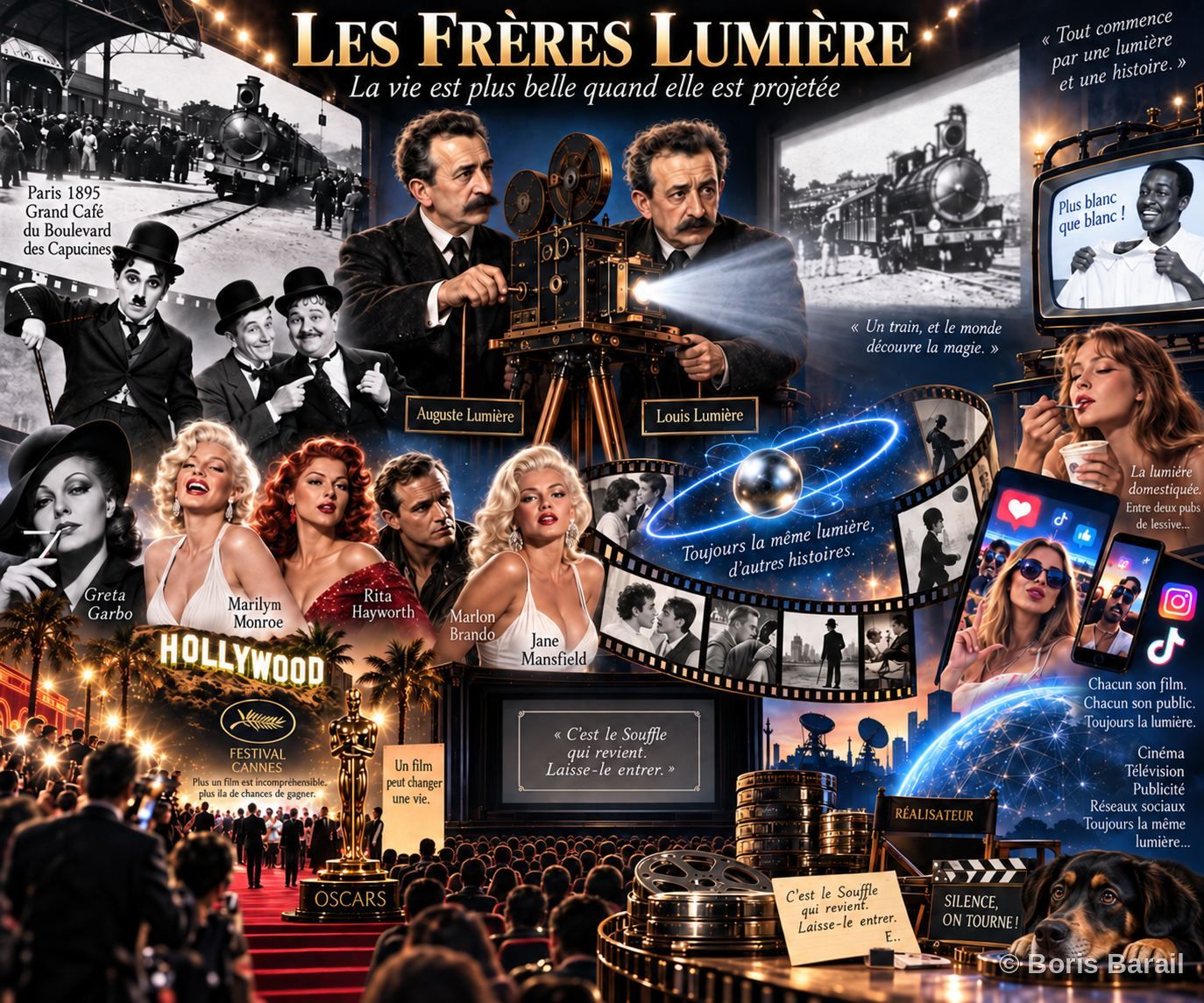 Chapter artwork — Les Freres Lumiere, La vie est plus belle quand elle est projetee