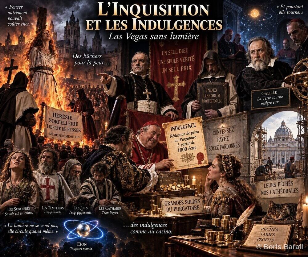 Chapter artwork — L'Inquisition et les Indulgences, Las Vegas sans lumiere
