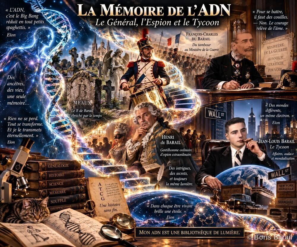 Chapter artwork — La Memoire de l'ADN, Le General l'Espion et le Tycoon