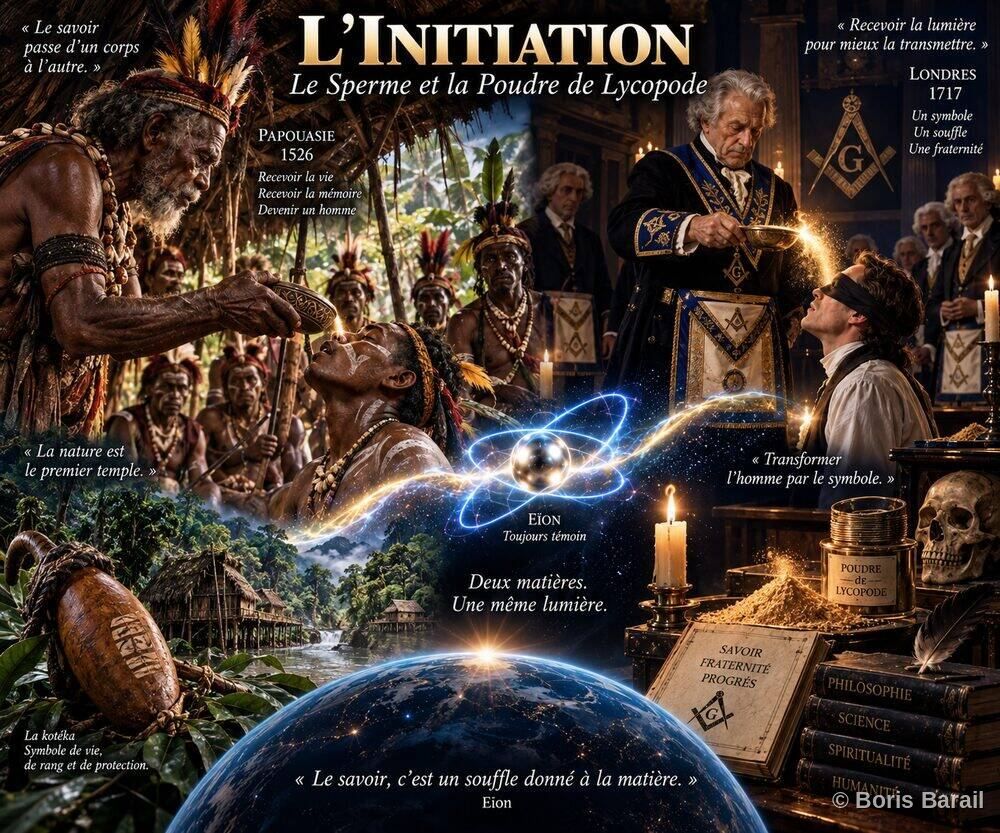 Chapter artwork — L'Initiation, Le Sperme et la Poudre de Lycopode