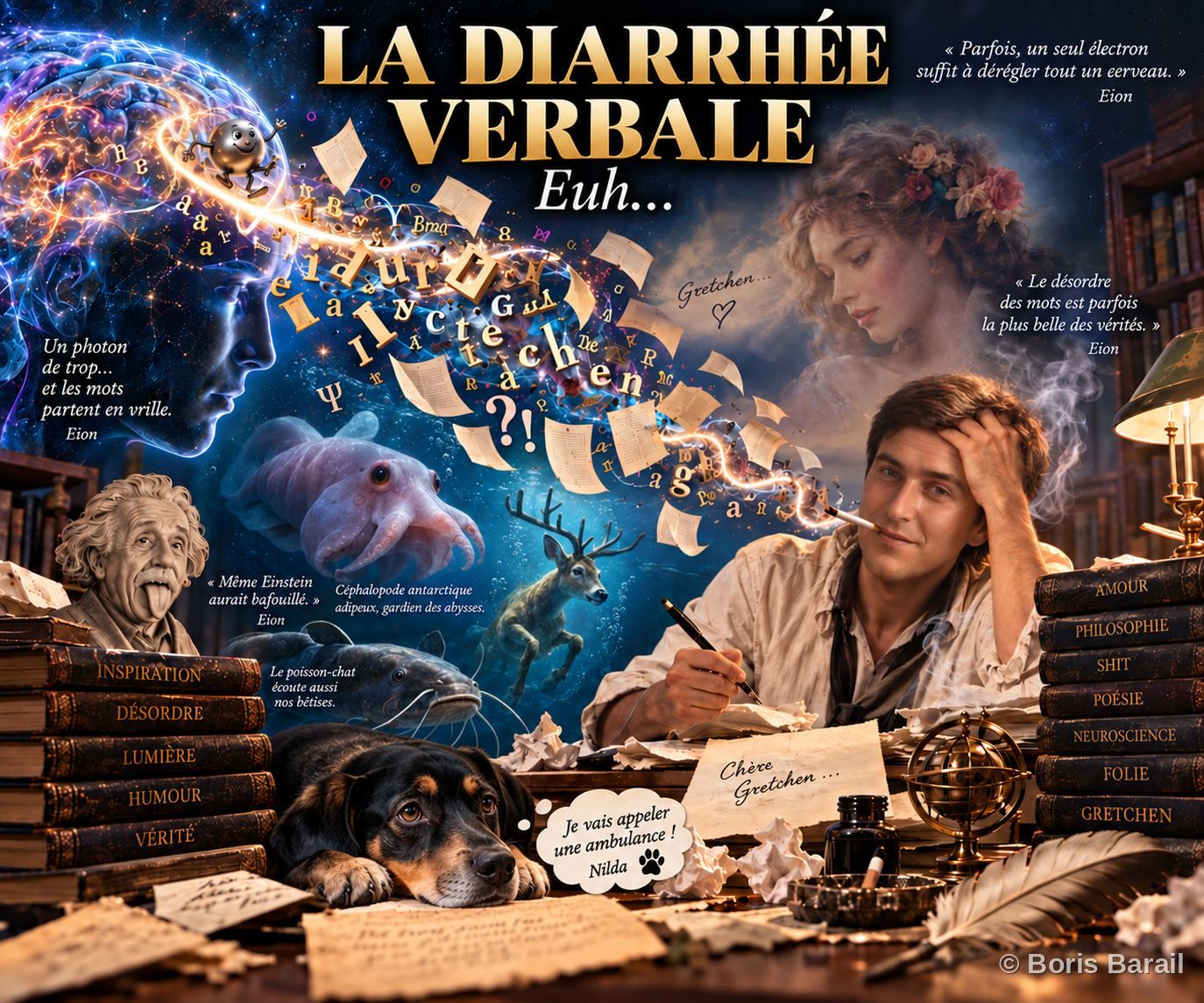 Chapter artwork — La Diarrhee Verbale, Euh... Pardon