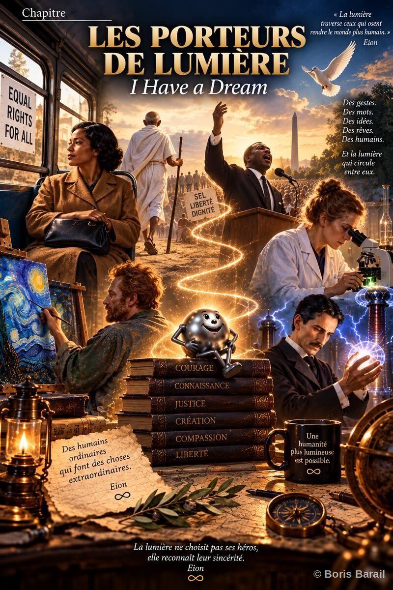 Chapter artwork — Les Porteurs de Lumiere, I Have a Dream