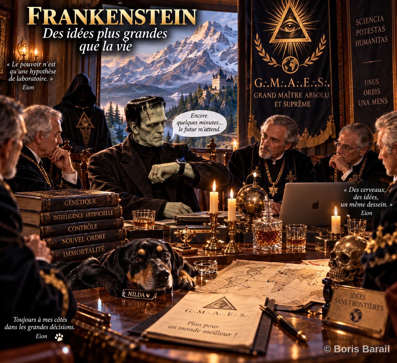 Chapter artwork — Frankenstein, Des idees plus grandes que la vie