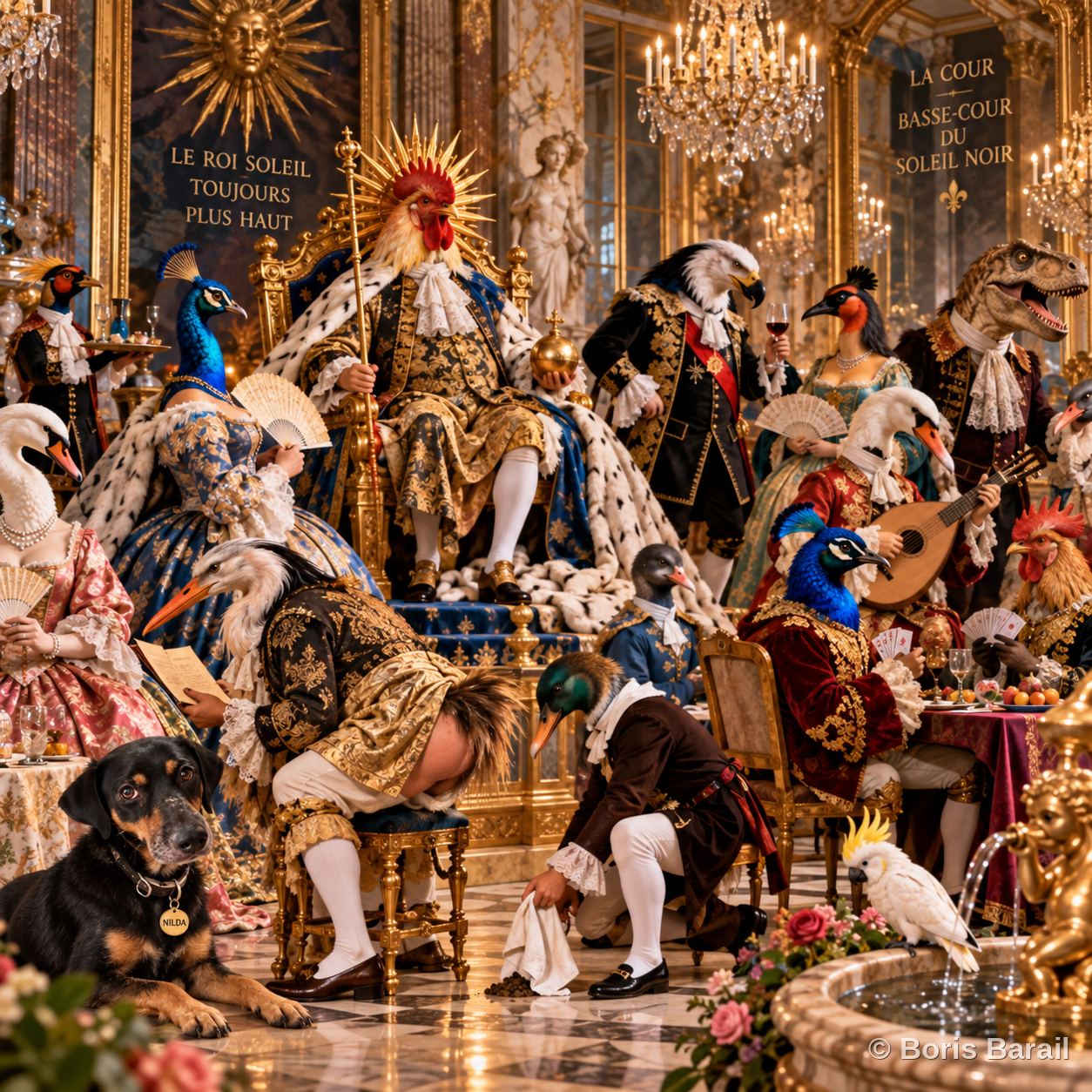 Chapter artwork — La Basse-Cour du Soleil Noir, Le Roi Soleil toujours plus haut