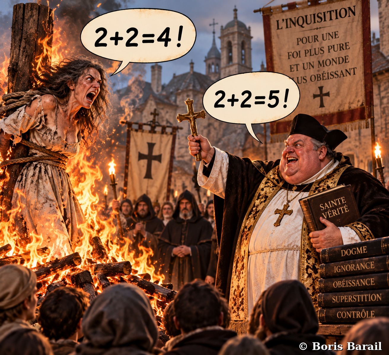 Chapter artwork — L'Inquisition, 2+2=5