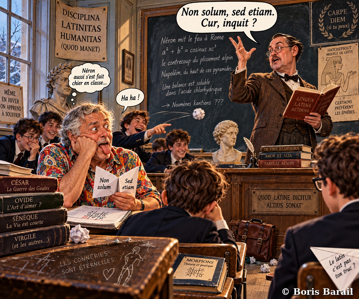 Chapter artwork — Le Prof de Latin, Non solum sed etiam cur inquit